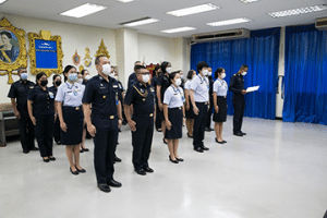 สาบานตนไม่ยุ่งเกี่ยวกับยาเสพติด ตามแนวทางป้องกันและแก้ไขปัญหายาเสพติดของ ศป.ปส.ยศ.ทอ.